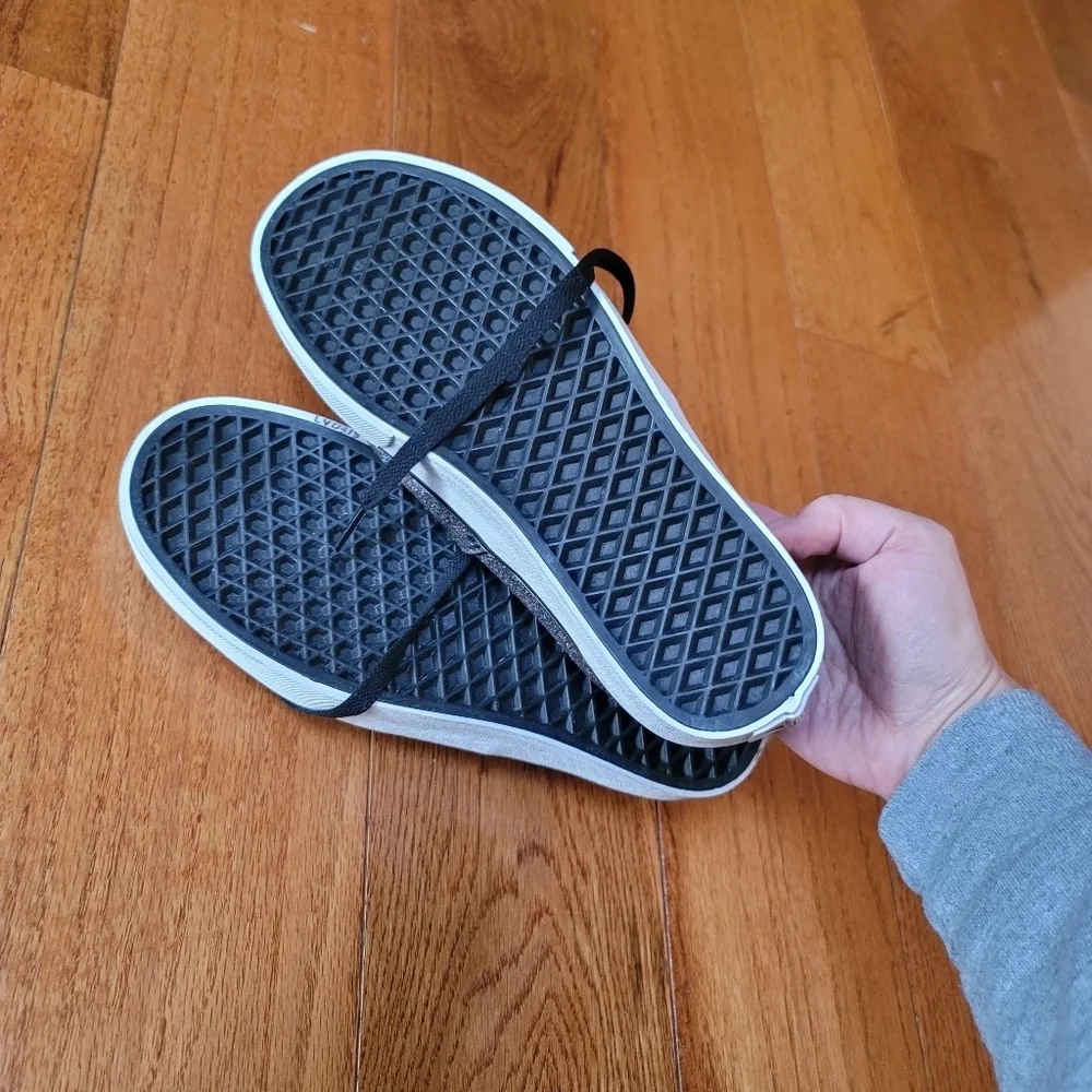 Vans, Authentic 'Glitter -‎ Rainbow Black' Trainers, Size 7 - Picture 8 of 15